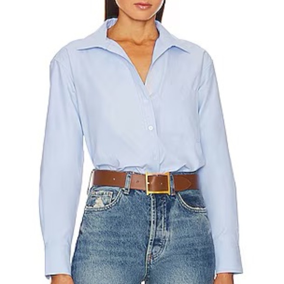 DO NOT BUY Brochu Walker The Everyday Shirt Blue L/S Cotton Blend Button-up - Picture 1 of 7